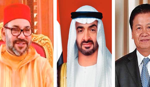 SM le Roi félicite les Présidents de l'Etat des Emirats Arabes Unis et du Laos à l’occasion de la fête nationale de leurs pays