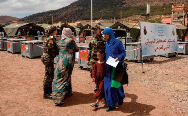 Séisme d'Al Haouz Face à l’épreuve douloureuse, la symbiose entre le Trône et le Peuple