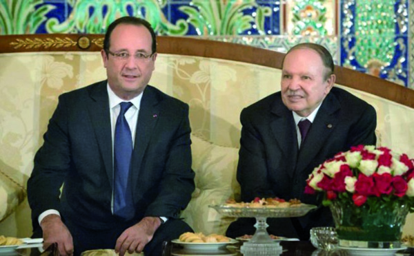 Hollande à Alger à la rencontre d’un président à la santé fragile