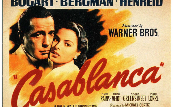 «Casablanca», neuvième meilleur film américain de tous les temps