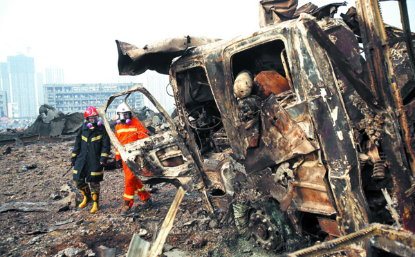 Craintes de  contamination au cyanure à Tianjin