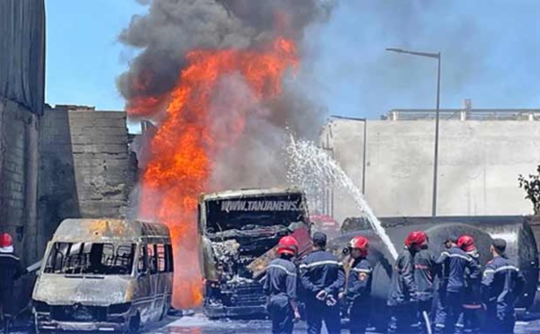 Explosion d'un camion-citerne à Tanger