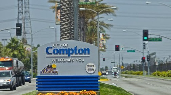 La petite ville de Compton, berceau du «Gangsta rap»