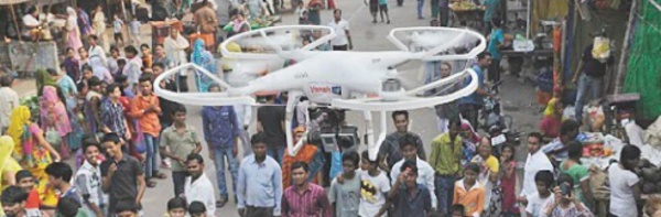 Insolite : Des drones à gaz lacrymogène