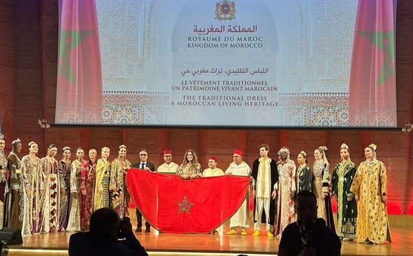 Le caftan marocain brille de mille feux à l’Unesco