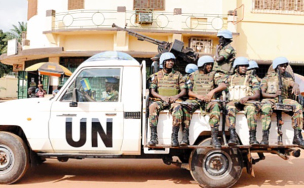 L'ONU va envoyer 300 Casques bleus sénégalais en Centrafrique