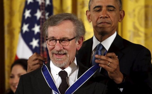 Obama honore Spielberg Le réalisateur à «l'imagination sans limites»