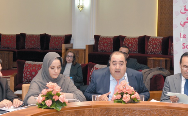 Driss Lachguar à la journée d’étude du Groupe socialiste  à la Chambre des représentants