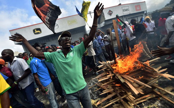 Manifestation d'opposants au pouvoir de transition à Haïti