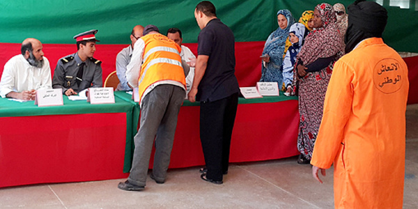 Opération de distribution de denrées  alimentaires dans les provinces de Guelmim, d’Oued Eddahab et d'Aousserd