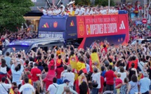 Euro-2024: Les héros espagnols fêtés à Madrid
