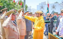 Sa Majesté le Roi préside à Tétouan la cérémonie de prestation de serment des Officiers lauréats des grandes écoles militaires et paramilitaires