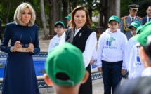 SAR la Princesse Lalla Hasnaa et Madame Brigitte Macron visitent le jardin d’essais botaniques de Rabat