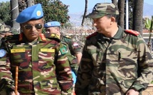 Le Général de Corps d'armée, Inspecteur Général des FAR, reçoit à Agadir le Commandant de la Force de la mission onusienne dans les provinces du Sud du Royaume